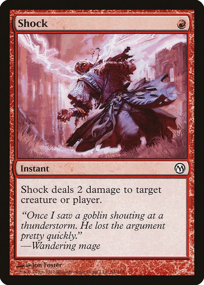 Shock 54 card from Duels of the Planeswalkers