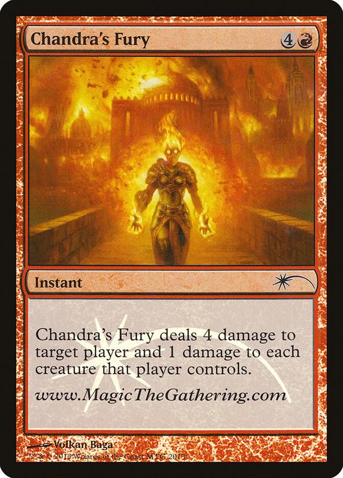 Chandra's Fury 2013 card from Media Promos