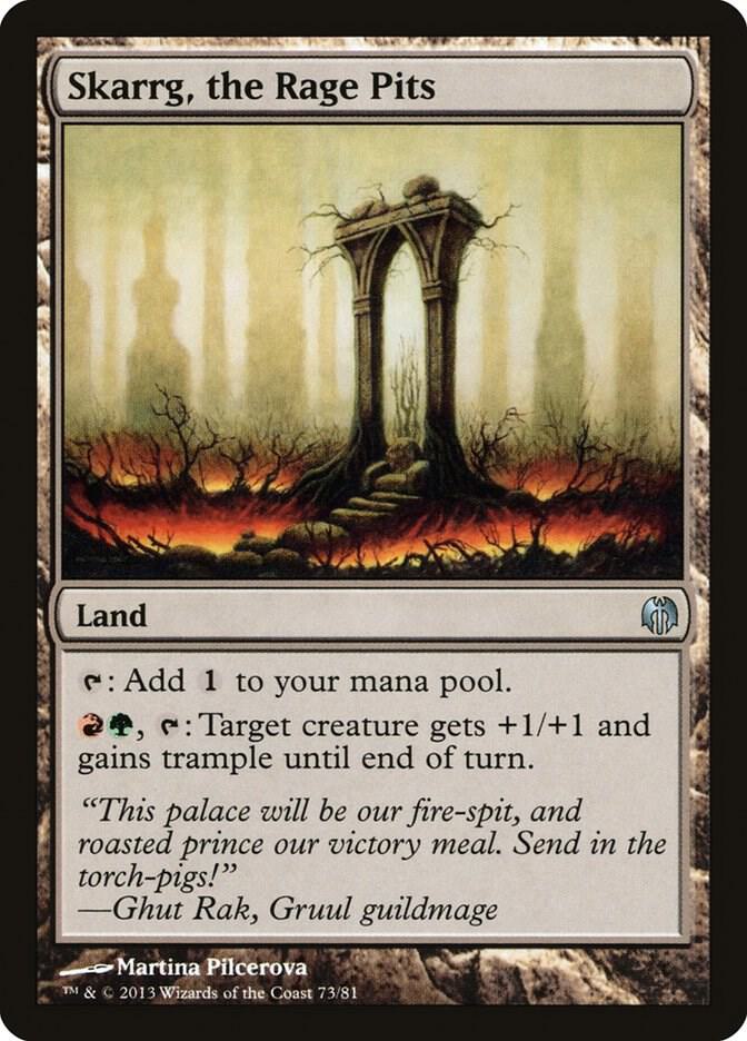 Skarrg, the Rage Pits 73 card from Duel Decks: Heroes vs. Monsters