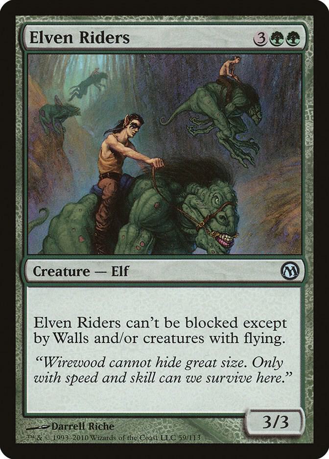 Elven Riders 59 card from Duels of the Planeswalkers