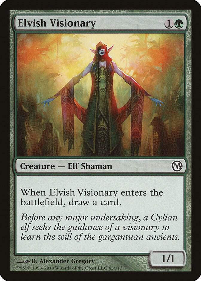 Elvish Visionary 63 card from Duels of the Planeswalkers