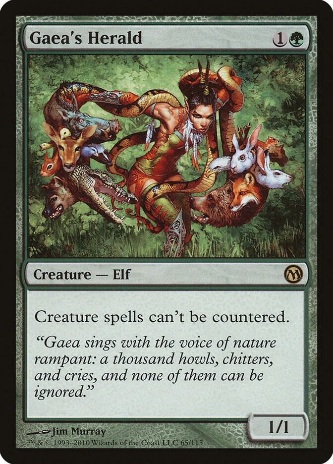 Gaea's Herald 65 card from Duels of the Planeswalkers
