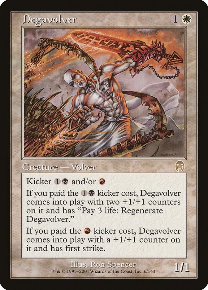 Degavolver 6 card from Apocalypse
