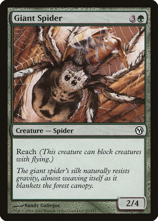 Giant Spider 67 card from Duels of the Planeswalkers