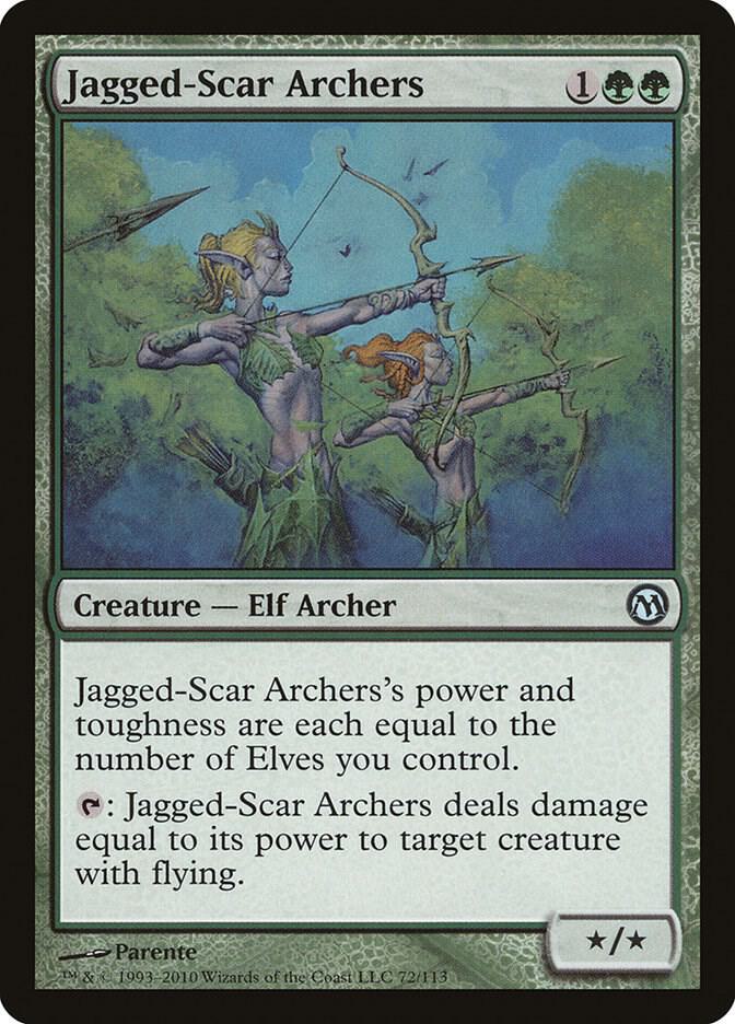 Jagged-Scar Archers 72 card from Duels of the Planeswalkers