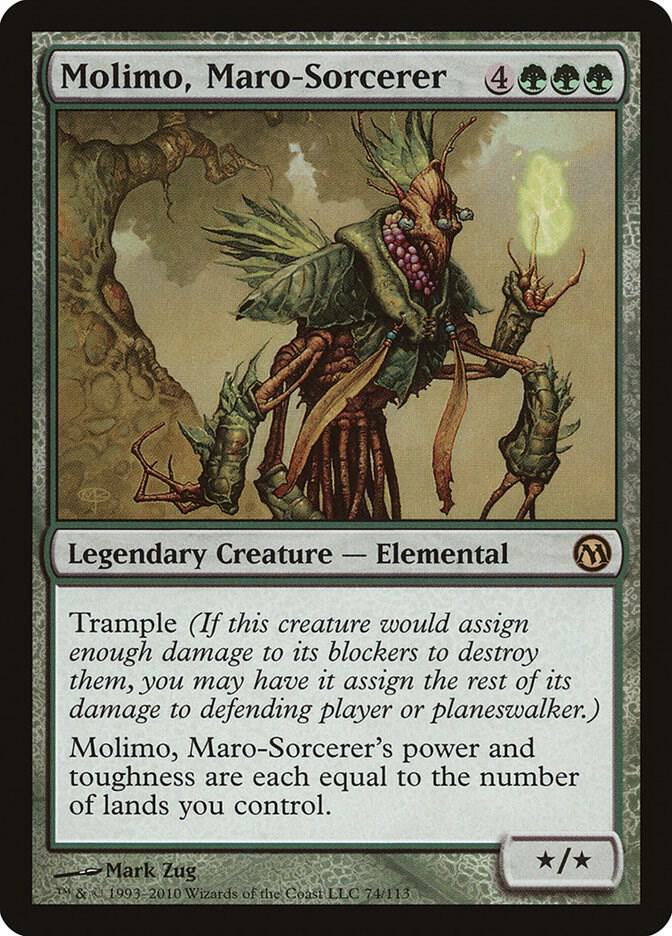 Molimo, Maro-Sorcerer 74 card from Duels of the Planeswalkers