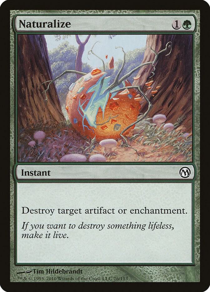 Naturalize 76 card from Duels of the Planeswalkers