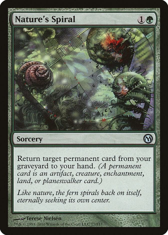 Nature's Spiral 77 card from Duels of the Planeswalkers