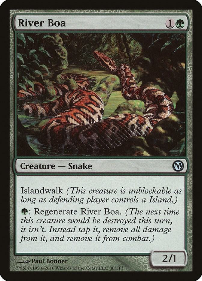 River Boa 80 card from Duels of the Planeswalkers