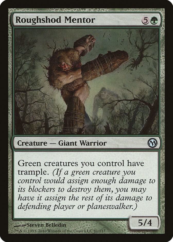 Roughshod Mentor 81 card from Duels of the Planeswalkers