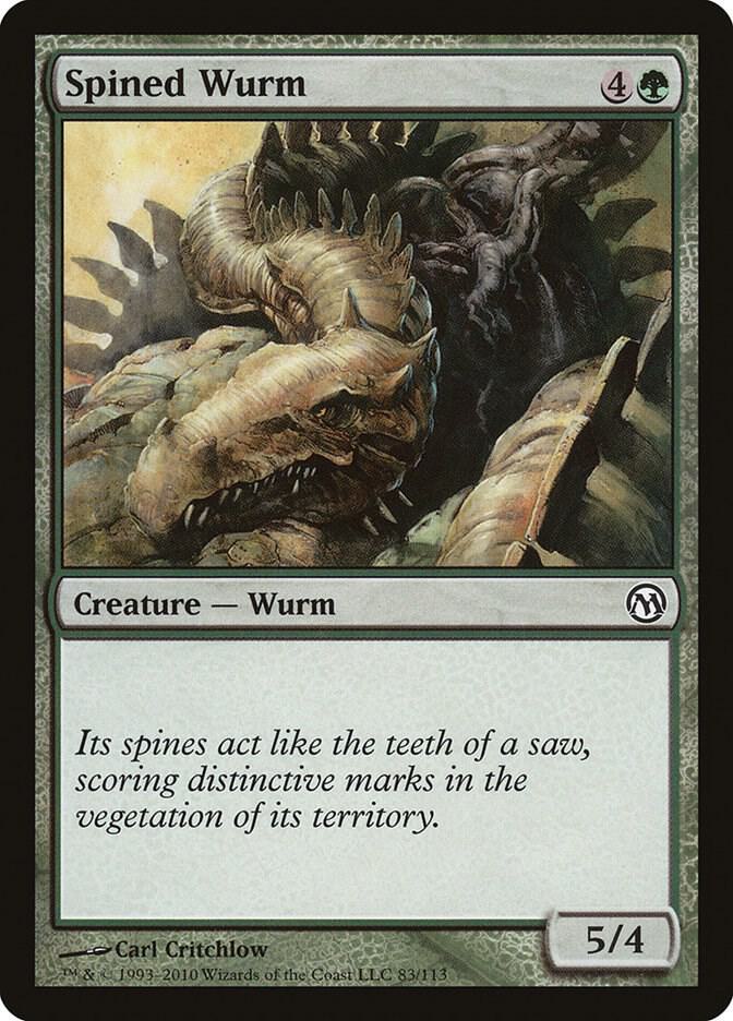 Spined Wurm 83 card from Duels of the Planeswalkers