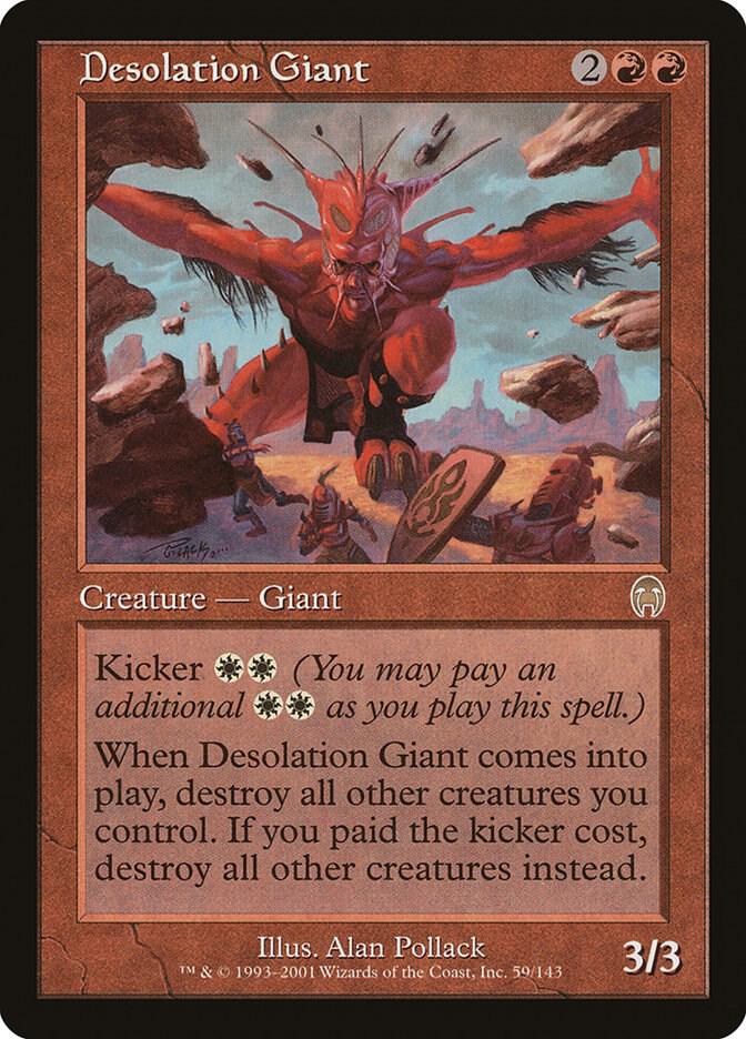 Desolation Giant 59 card from Apocalypse