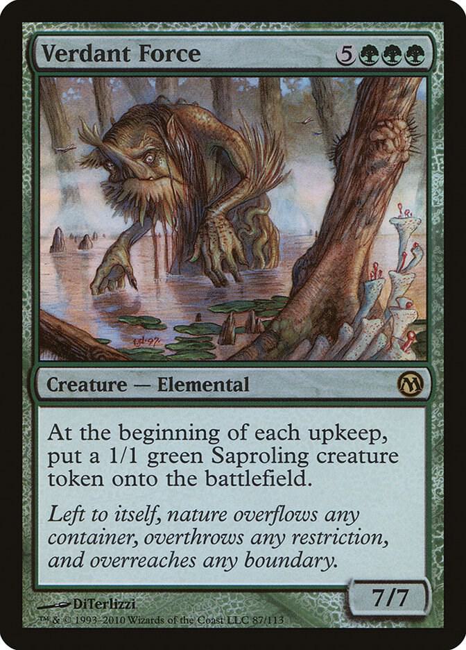 Verdant Force 87 card from Duels of the Planeswalkers