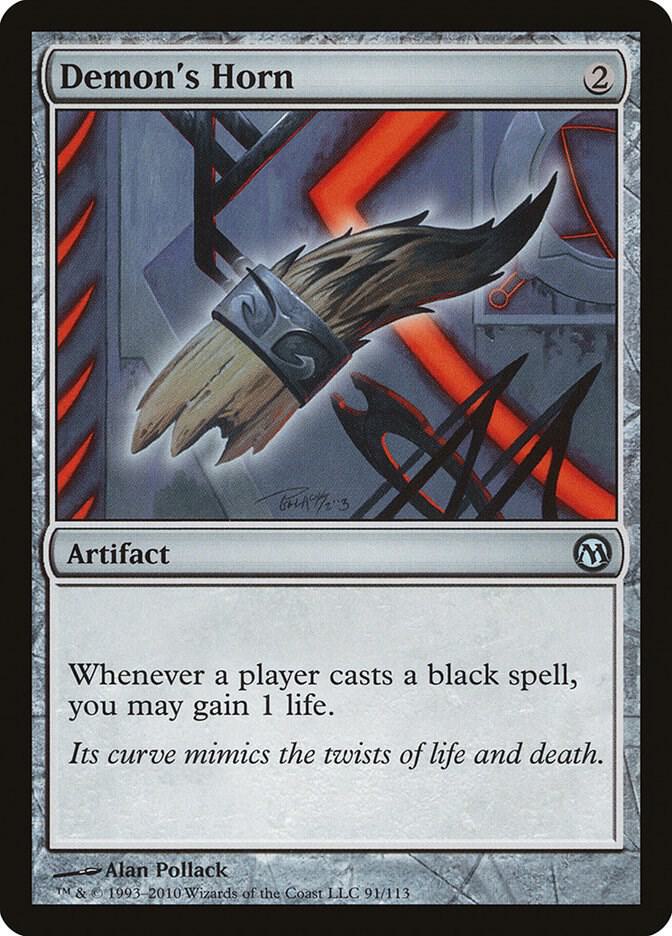 Demon's Horn 91 card from Duels of the Planeswalkers