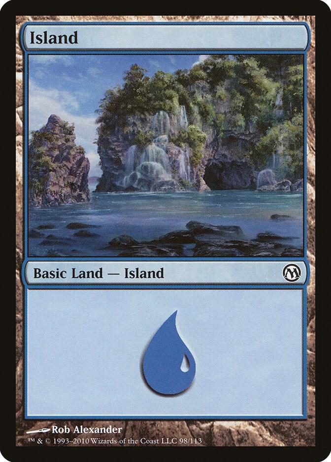 Island 98 card from Duels of the Planeswalkers