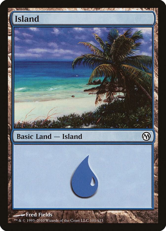 Island 101 card from Duels of the Planeswalkers