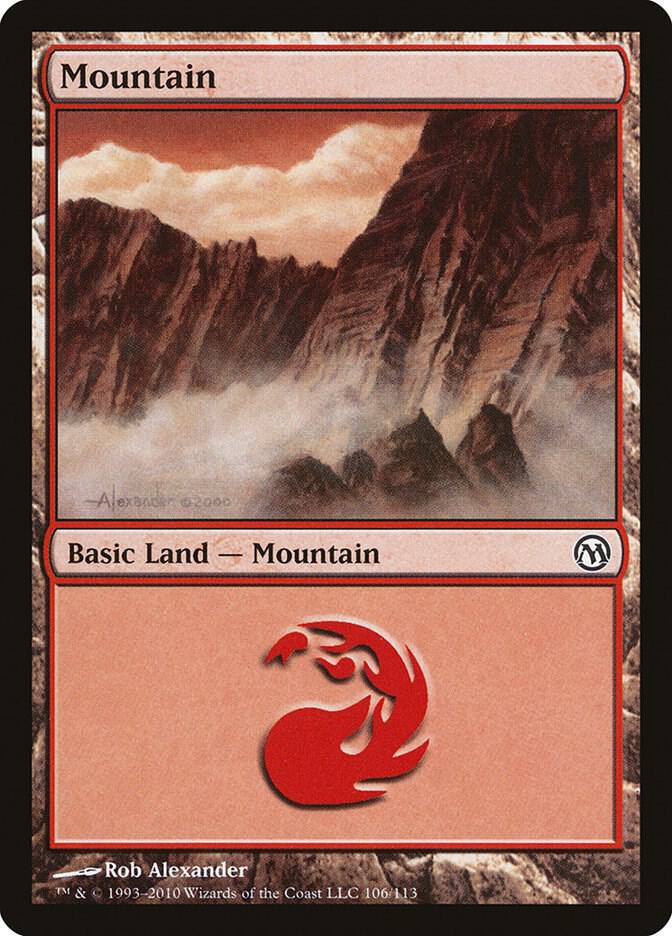 Mountain 106 card from Duels of the Planeswalkers