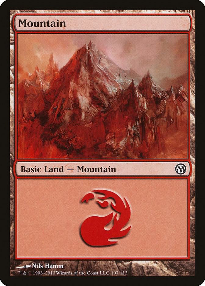Mountain 107 card from Duels of the Planeswalkers