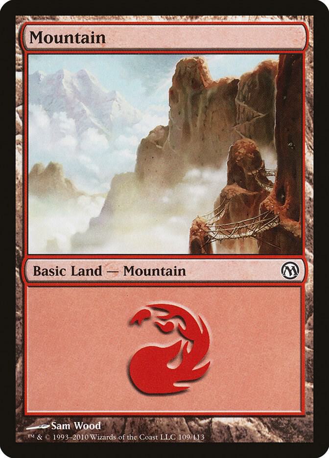 Mountain 109 card from Duels of the Planeswalkers
