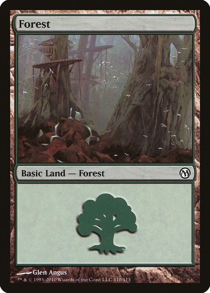 Forest 110 card from Duels of the Planeswalkers