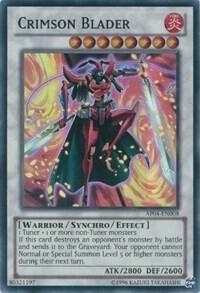 Crimson Blader AP04-EN008 card from Astral Pack 4
