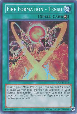 Fire Formation - Tensu AP04-EN012 card from Astral Pack 4