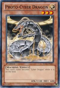 Proto-Cyber Dragon SDCR-EN005 card from Structure Deck: Cyber Dragon Revolution