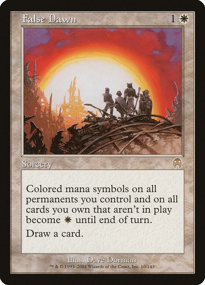False Dawn 10 card from Apocalypse