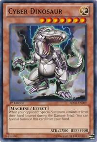 Cyber Dinosaur SDCR-EN009 card from Structure Deck: Cyber Dragon Revolution