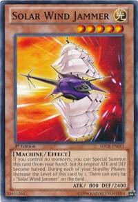 Solar Wind Jammer SDCR-EN013 card from Structure Deck: Cyber Dragon Revolution