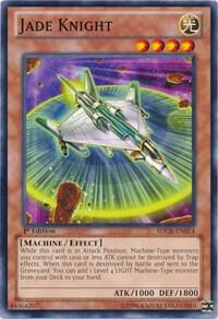 Jade Knight SDCR-EN014 card from Structure Deck: Cyber Dragon Revolution