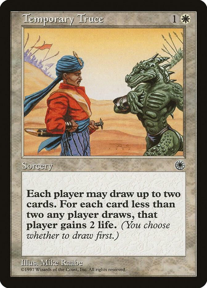 Temporary Truce card from Portal
