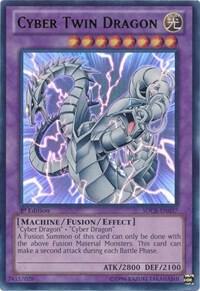 Cyber Twin Dragon SDCR-EN037 card from Structure Deck: Cyber Dragon Revolution