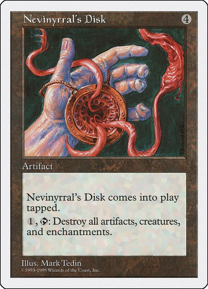 Nevinyrral's Disk card from Anthologies