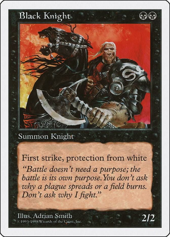 Black Knight card from Anthologies