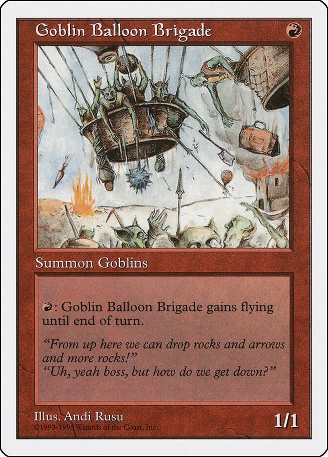 Goblin Balloon Brigade card from Anthologies