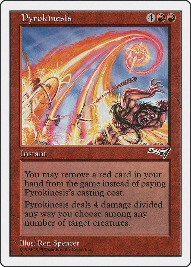 Pyrokinesis card from Anthologies