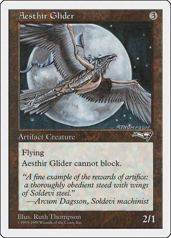 Aesthir Glider card from Anthologies