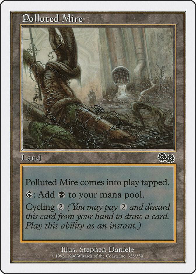 Polluted Mire 323 card from Anthologies