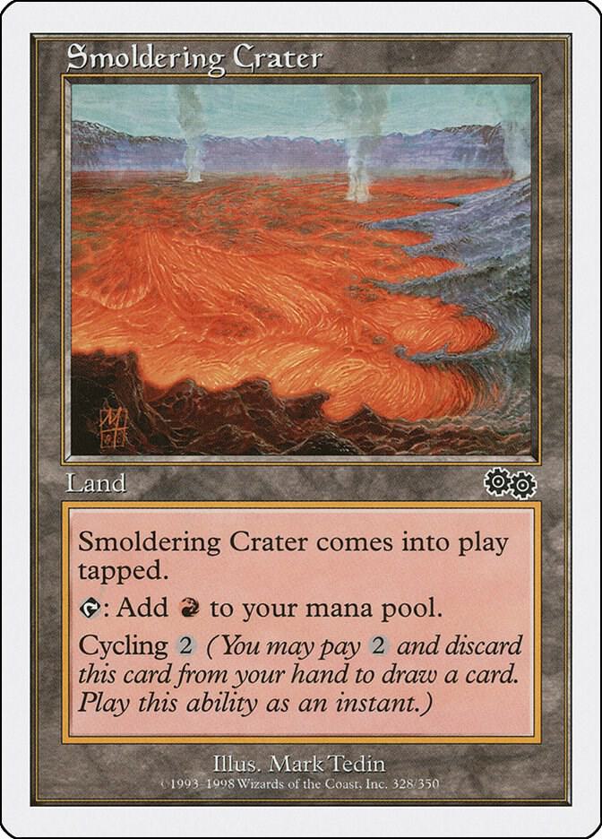 Smoldering Crater 328 card from Anthologies