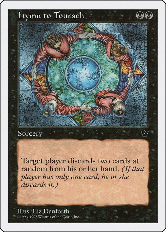 Hymn to Tourach card from Anthologies