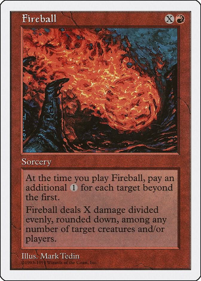 Fireball card from Anthologies