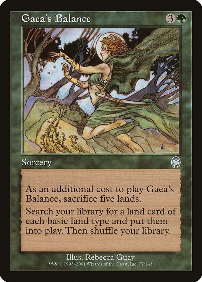 Gaea's Balance 77 card from Apocalypse