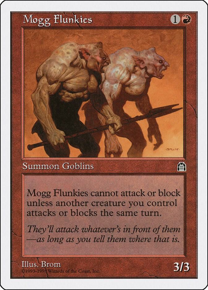 Mogg Flunkies card from Anthologies