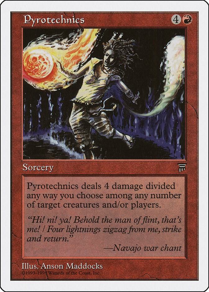 Pyrotechnics card from Anthologies