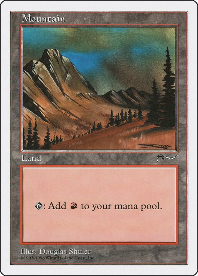 Mountain (Arabian Nights) card from Anthologies