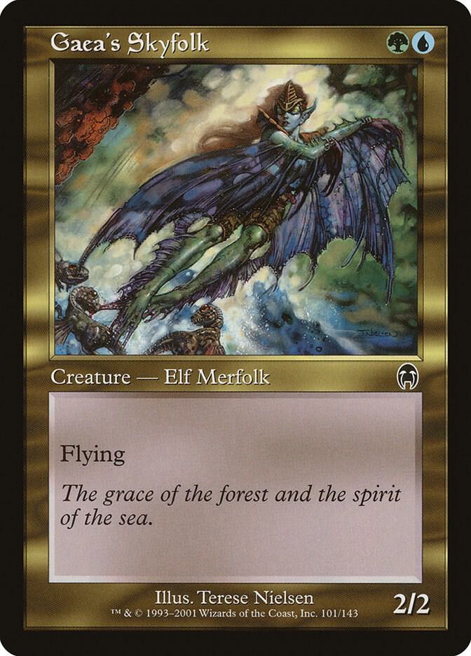 Gaea's Skyfolk 101 card from Apocalypse