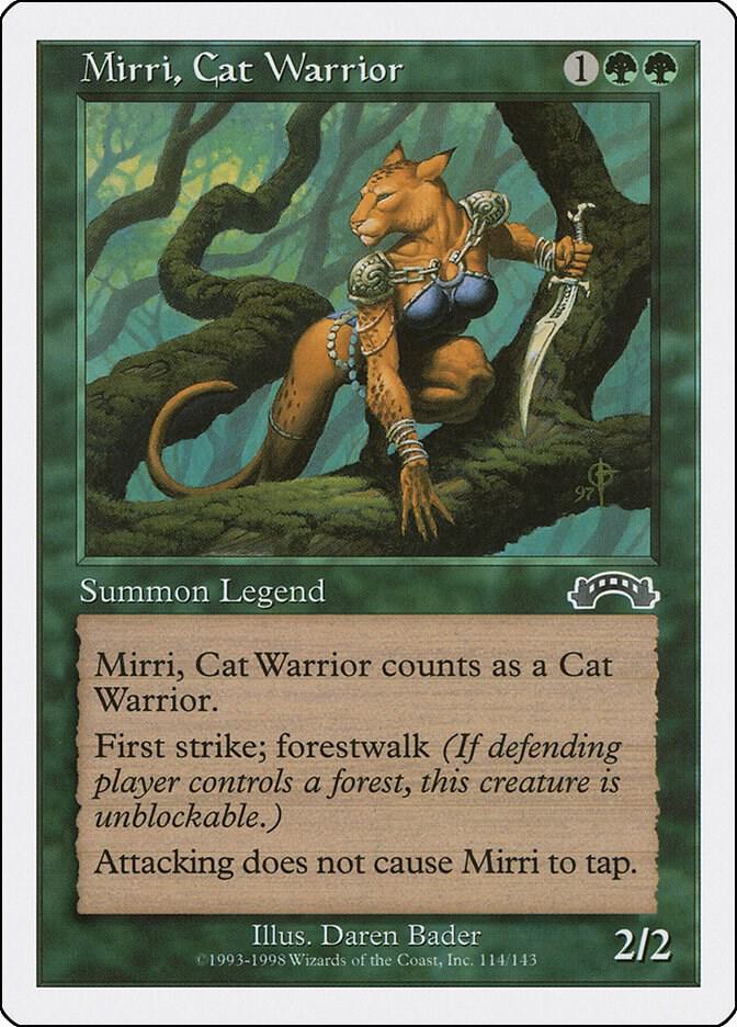 Mirri, Cat Warrior 114 card from Anthologies
