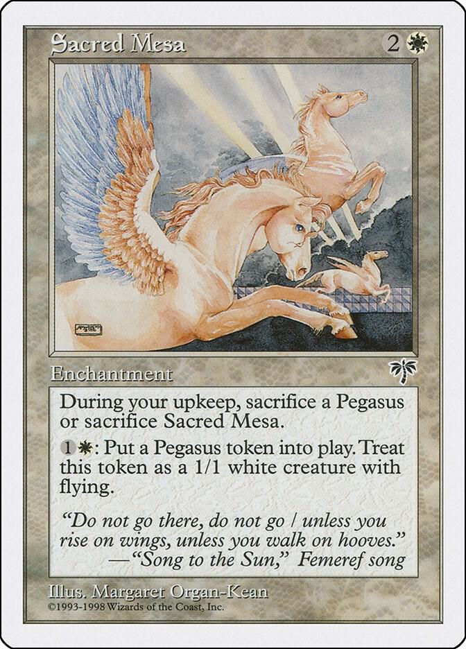 Sacred Mesa card from Anthologies