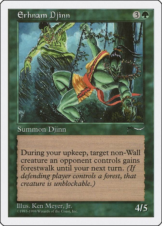 Erhnam Djinn card from Anthologies